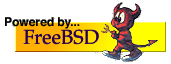 Logo: Powered by FreeBSD
